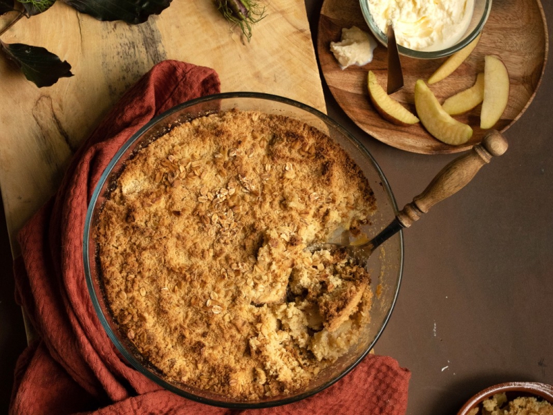 Herfstfruitcrumble