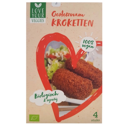 Kroketten oesterzwam LOVE YOUR VEGGIES