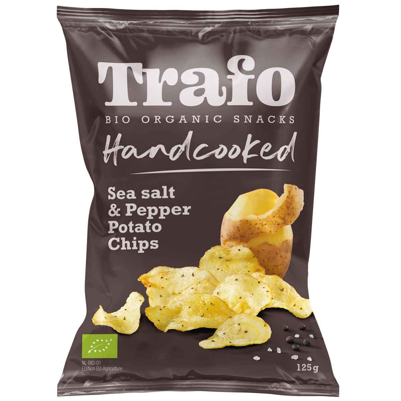 Handcooked chips salt pepper