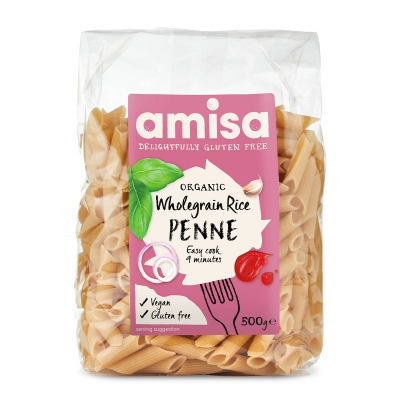 Penne rijst volkoren gv AMISA