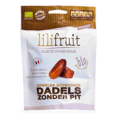 Gewelde dadels zonder pit LILIFRUIT