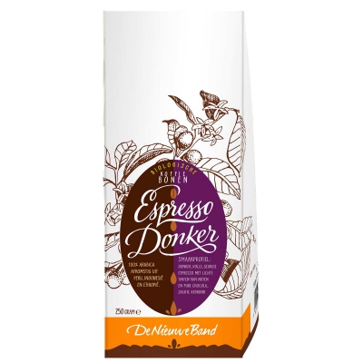Espresso koffiebonen donker DE NIEUWE BAND