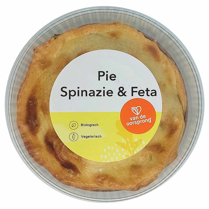 Pie spinazie en feta