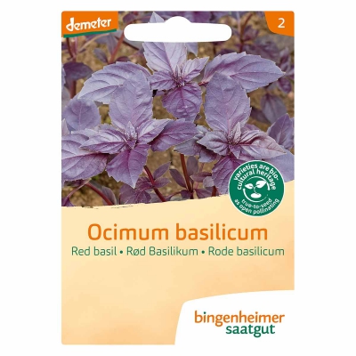 Basilicum rood BINGENHEIMER SAATGUT