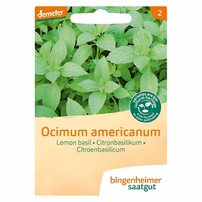 Citroenbasilicum BINGENHEIMER SAATGUT