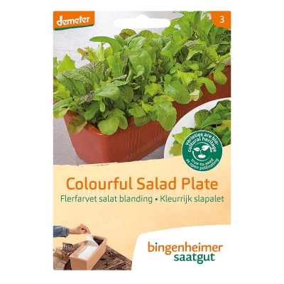 Sla kleurrijk palet BINGENHEIMER SAATGUT