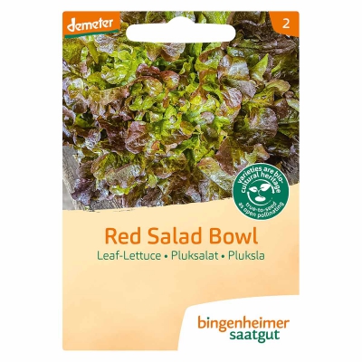 Pluksla red salad bowl BINGENHEIMER SAATGUT