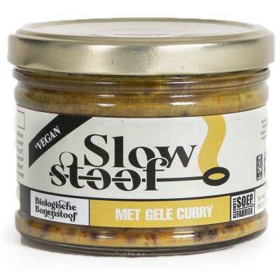 Slowstoof gele curry KLEINSTE SOEPFABRIEK