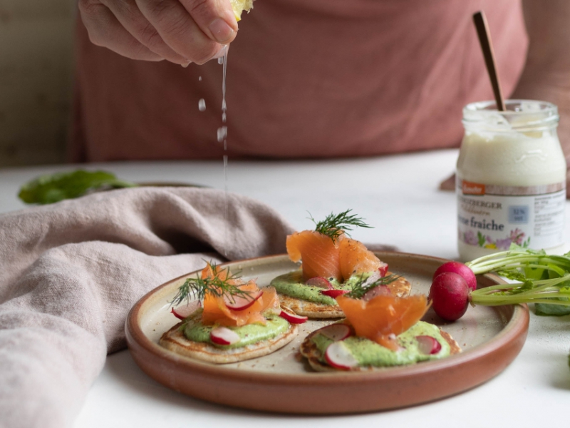 Blini's met zalm