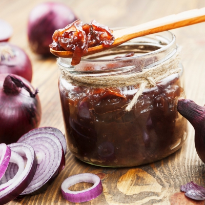 Marmelade van rode ui
