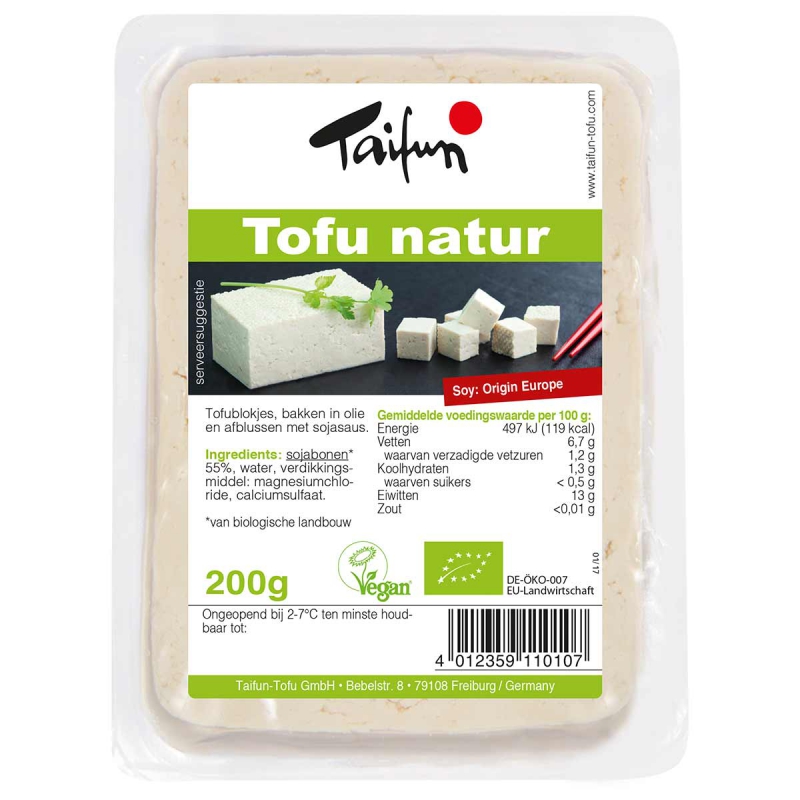 Tofu naturel vegan