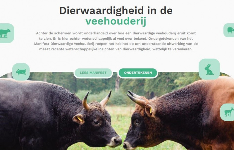 Biologische foodcoop Odin ondertekent Manifest Diervriendelijke Veehouderij