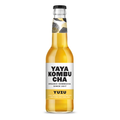 Kombucha yuzu fles YAYA KOMBUCHA