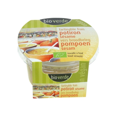 Spread pompoen sesam vegan BIOVERDE