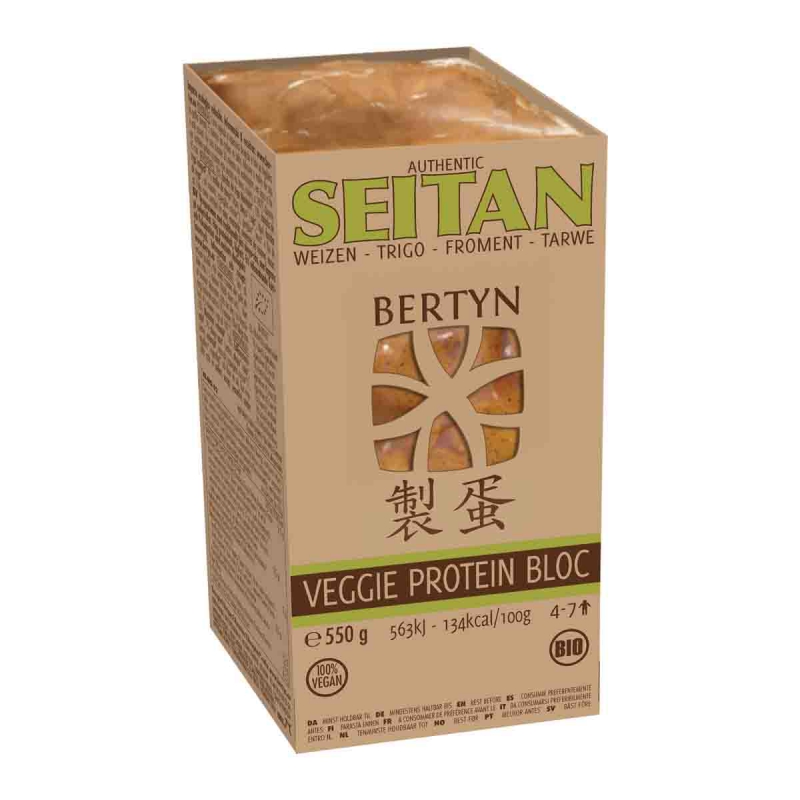 Seitan vegan proteine bloc tarwe