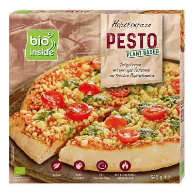 Pizza pesto vegan diepvries BIO INSIDE