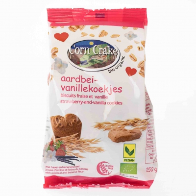 Aardbei vanillekoekjes CORN CRAKE