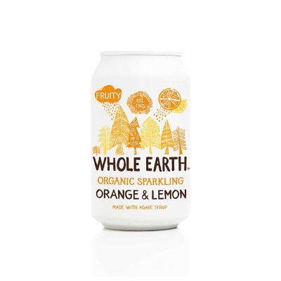 Sparkling orange & lemon WHOLE EARTH