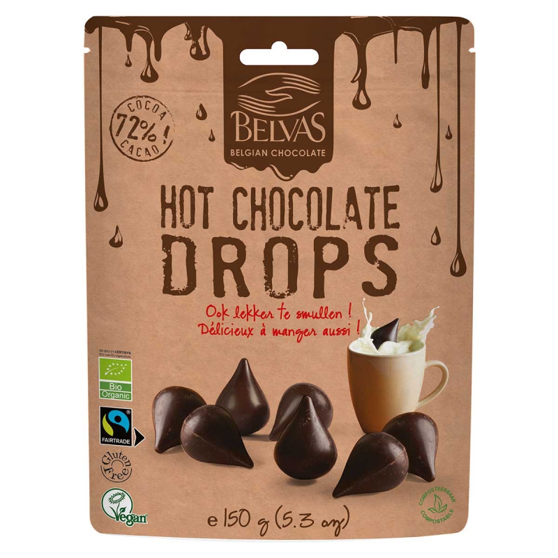 Hot chocolate drops