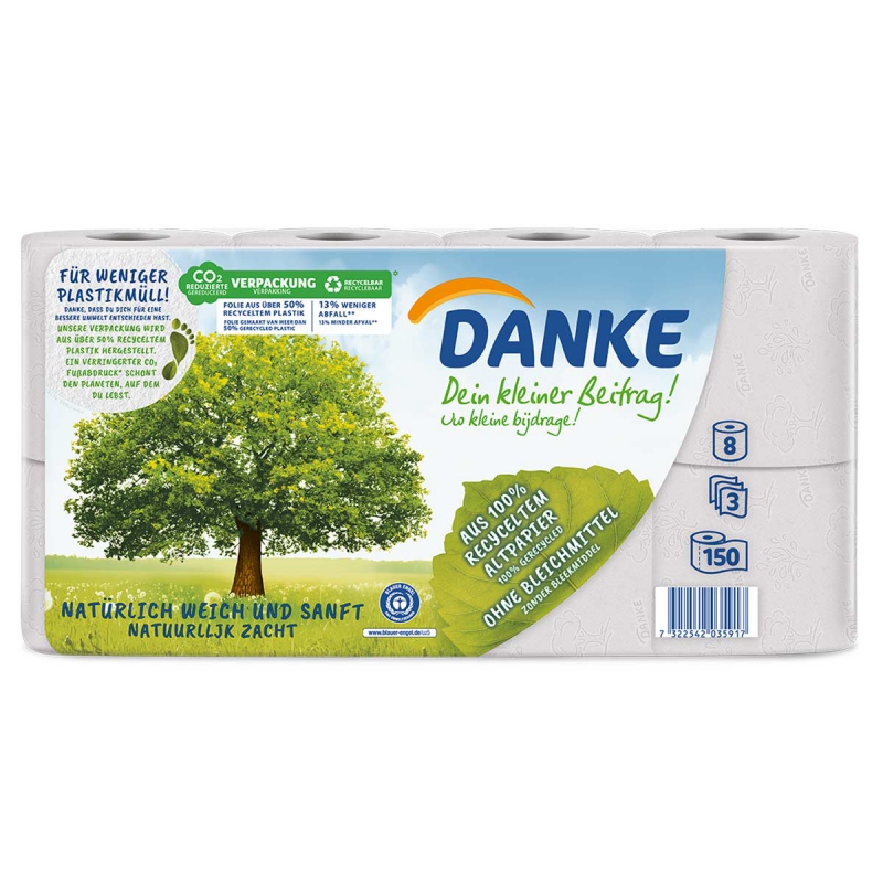 Toiletpapier 150vl 3lg