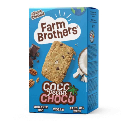 Pecan coco choco koekjes FARM BROTHERS