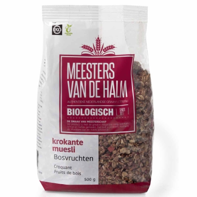 Krokante muesli bosvruchten HALM