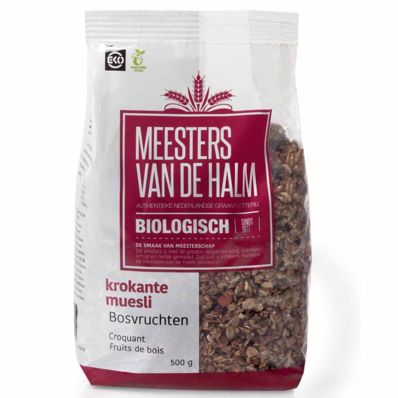 Krokante muesli bosvruchten