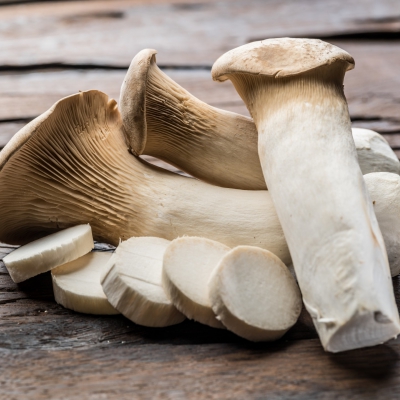 Eryngii pakketjes voor op de bbq