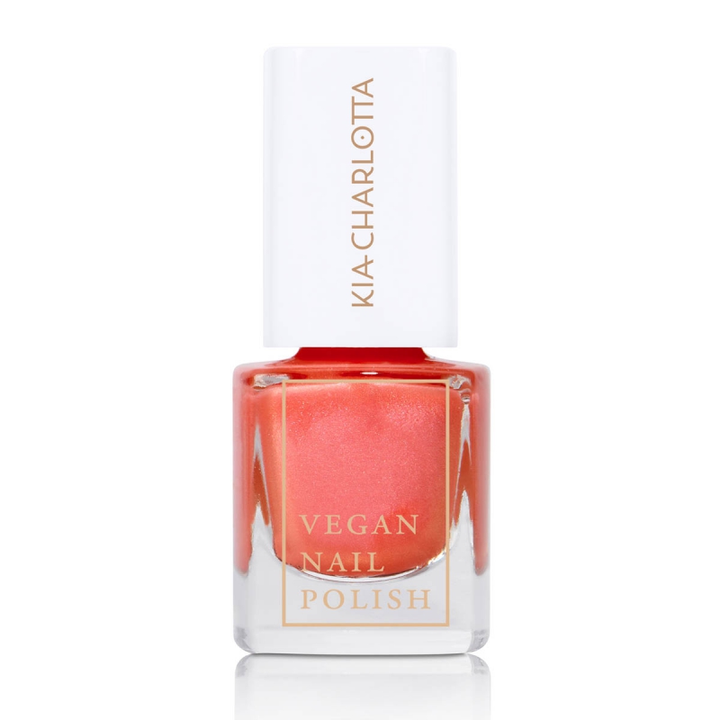 Nagellak metallic peach rainbow skies