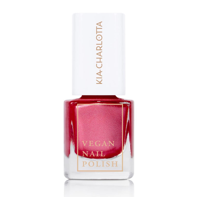 Nagellak metallic cherry red 'butterfly kisses'