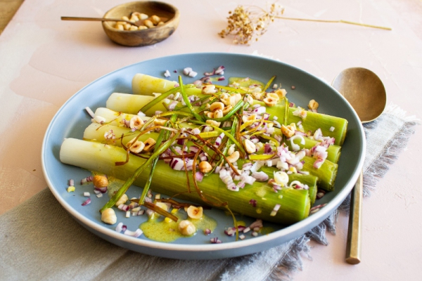 Franse prei met vinaigrette