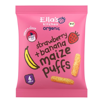 Maispuffs aardbei banaan 6mndn ELLA'S KITCHEN