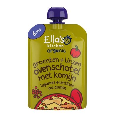 Knijp ovenschotel groenen en linzen 6mndn ELLA'S KITCHEN