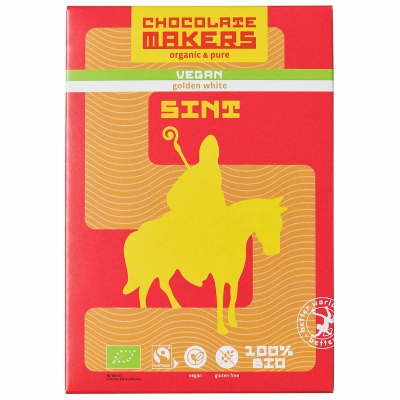 Letter s gold white vegan op=op CHOCOLATEMAKERS
