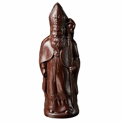 Sintjes puur praline 8,5cm op=op BIO-CHOC
