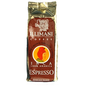 Inca espresso gemalen koffie