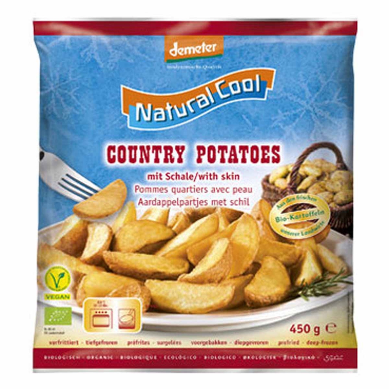 Aardappelpartjes schil diepvries