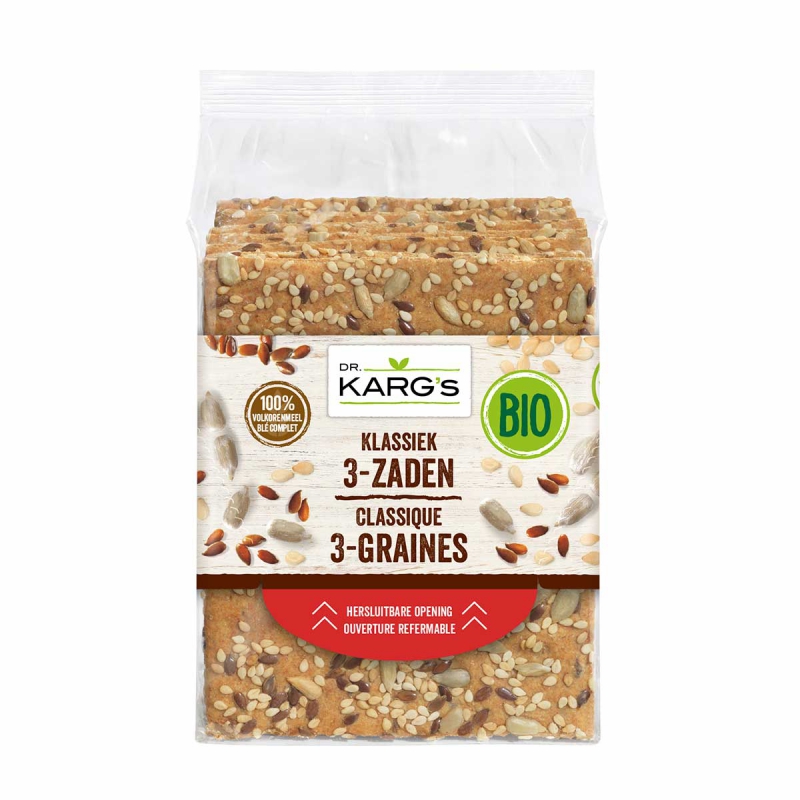 Crispbread klassiek 3-zaden