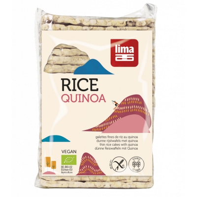 Quinoa wafels dun rechthoek LIMA