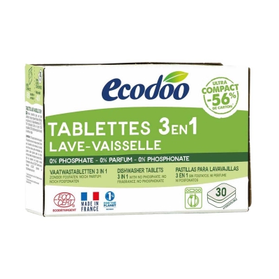 Vaatwas tabletten 3 in 1 ECODOO