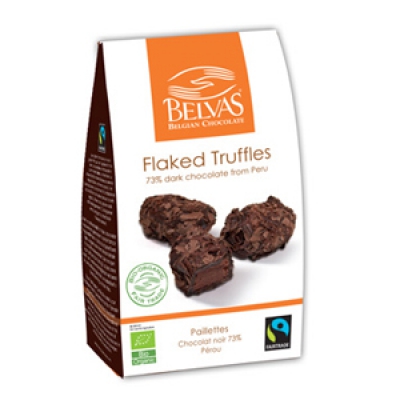 Truffels flaked (dark) BELVAS