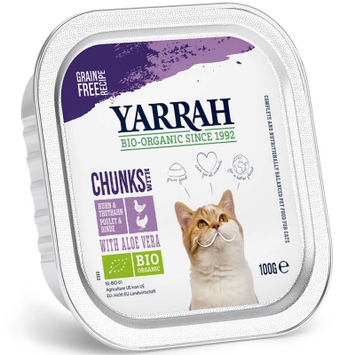Kattenbrokjes met kip en kalkoen YARRAH
