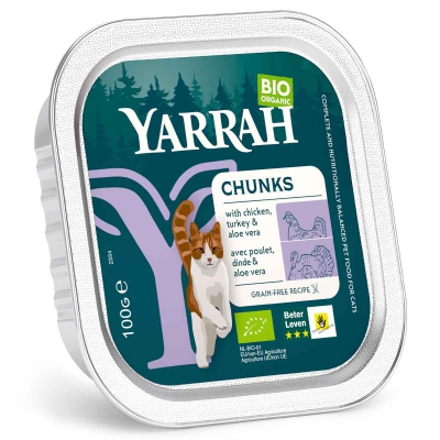 Kattenbrokjes met kip en kalkoen YARRAH