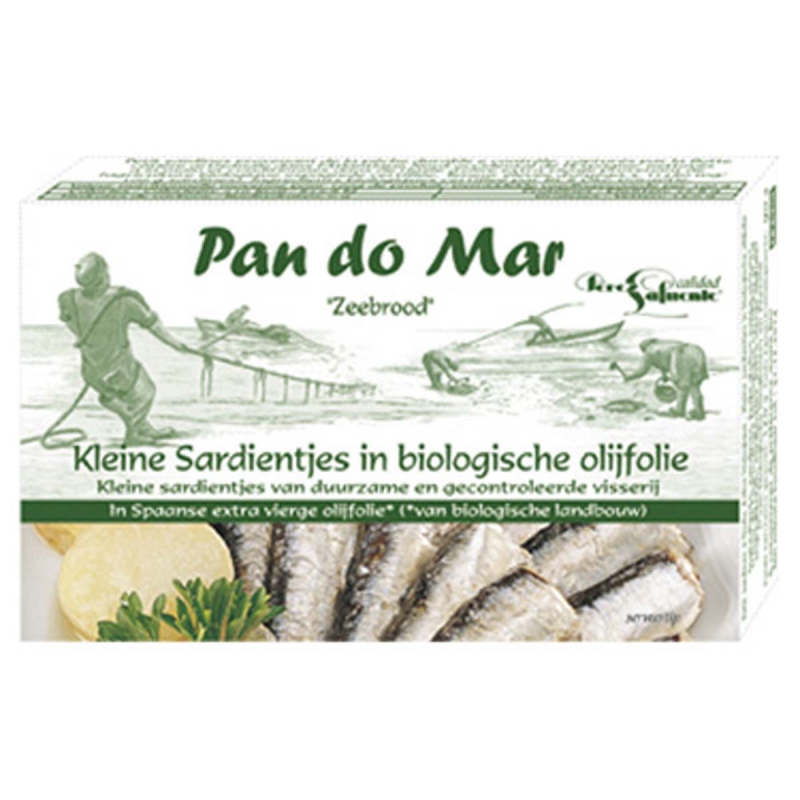 Kleine sardines in olijfolie