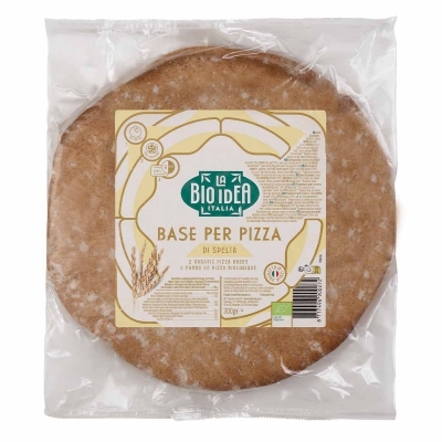 Pizzabodems spelt 2 stuks LA BIO IDEA