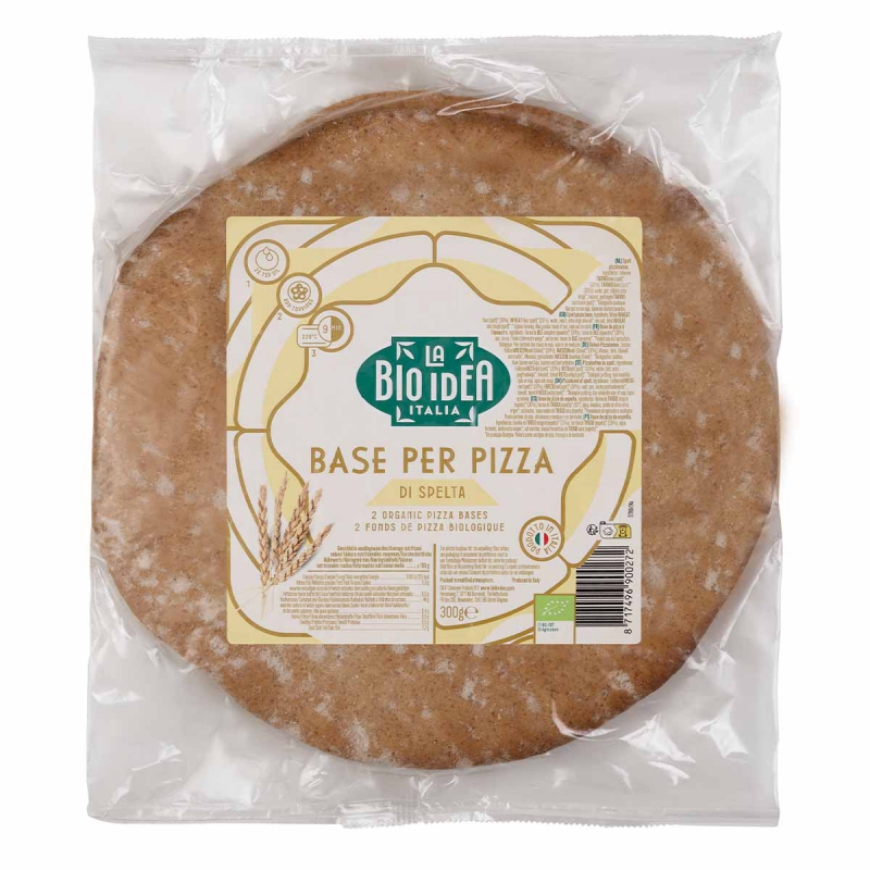 Pizzabodems spelt 2 stuks 