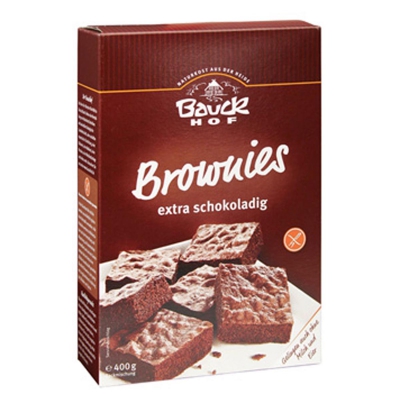 Brownies (mix) glutenvrij BAUCKHOF