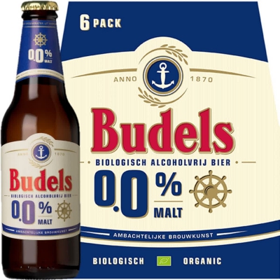 Malt bier 0,0% 6-pack BUDELS