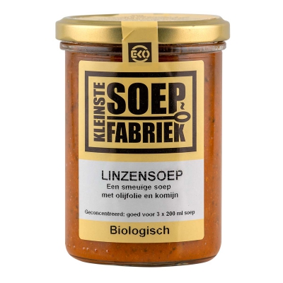 Linzensoep KLEINSTE SOEPFABRIEK