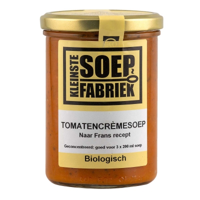 Tomatencremesoep KLEINSTE SOEPFABRIEK